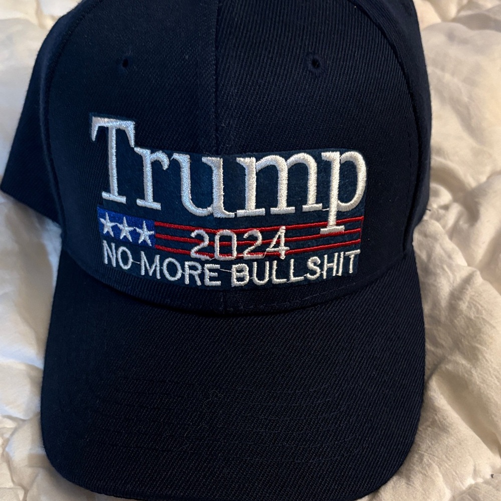 2024 Embroidered Slogan Baseball Cap - Navy